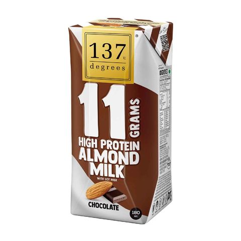 137 Degrees Almond Milk with 11 Grams of Protein - Chocolate 180ml