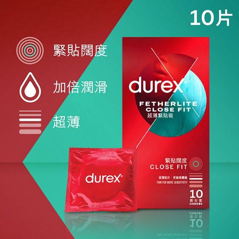 Durex Fetherlite Close Fit Condom 10 Pieces