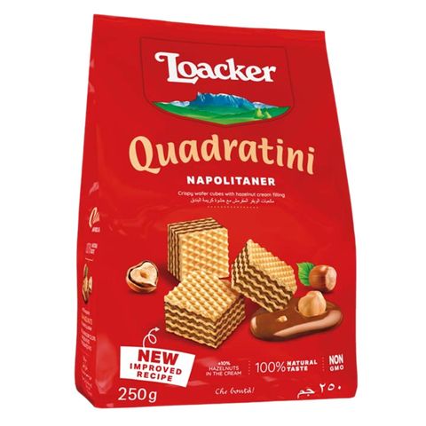 Loacker Quadratini Napolitaner Wafer 250g (Packaging will be Shipped Out Randomly)