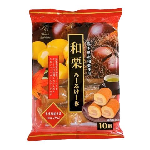 Yamauchi Roll Cake Japanese Chestnut Flavour 140g