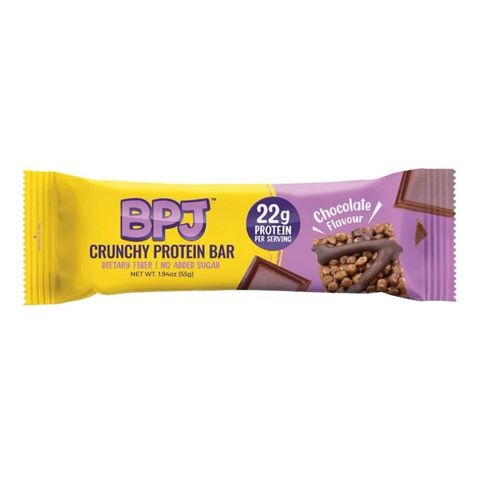 Bpj Crunchy Protein Bar Chocolate 55g