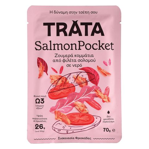 Trata Salmon Pocket Salmon in Water 70g