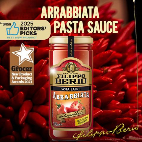 Filippo Berio Arrabbiata Pasta Sauce 340g