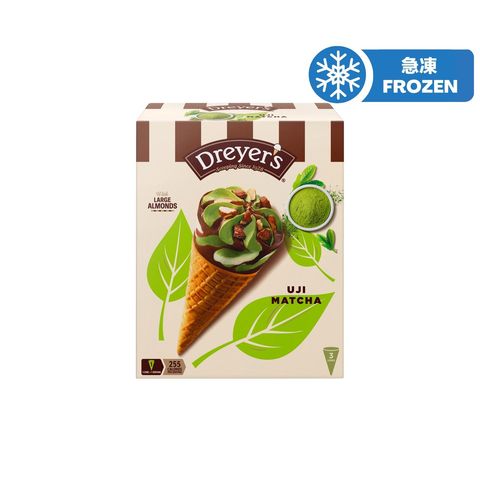 Dreyer's Uji Matcha Twist Cone Multipack 3 x 125ml (The new and old packaging will be shipped out randomly)