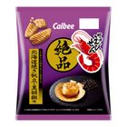 Calbee Hokkaido Grilled Scallop & Black Pepper Prawn Crackers 50g [Parallel Import]