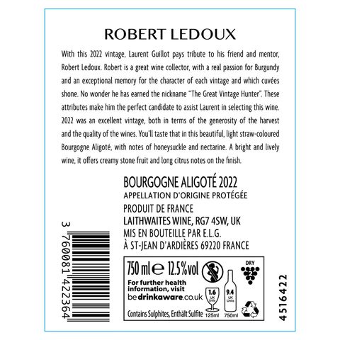 Robert Ledoux Bourgogne Aligote 750ml