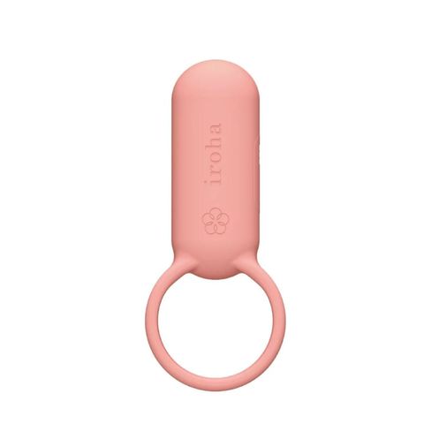 Iroha SVR Rechargeable Couple Cock Ring Vibrator (Coral Pink) Sex Toys 1 Piece