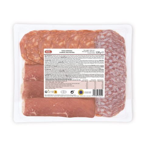 Noel Spanish Selection Platter (Serrano + Chorizo + Salchichon) 120g