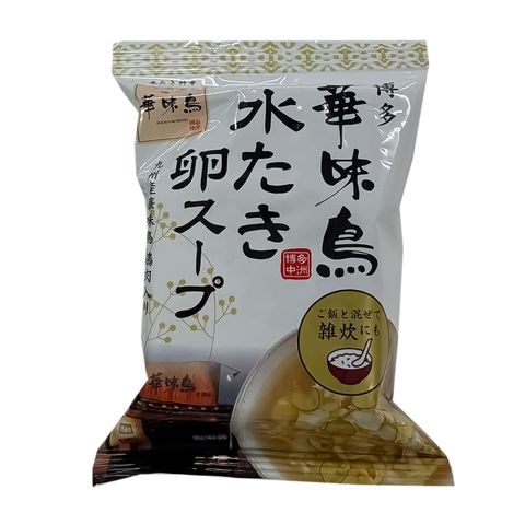 Hakata Hanamidori Torizen Foods Chicken Flavor Egg Soup 6.1g [Parallel Import]