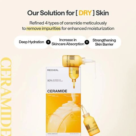 Mediheal Ceramide Essential Mask Moisture Barrier 10 Pieces [Parallel Import]