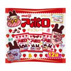 Meiji Apollo Strawberry Chocolate 100.8g [Parallel Import]