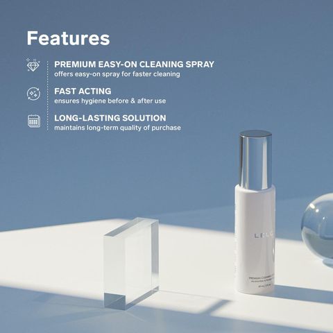 Lelo Toy Cleaning Spray 60ml (A cleaning spray specifically designed for personal toys, effectively removing dirt and bacteria to keep your toys in top condition. Easy to use and safe.)