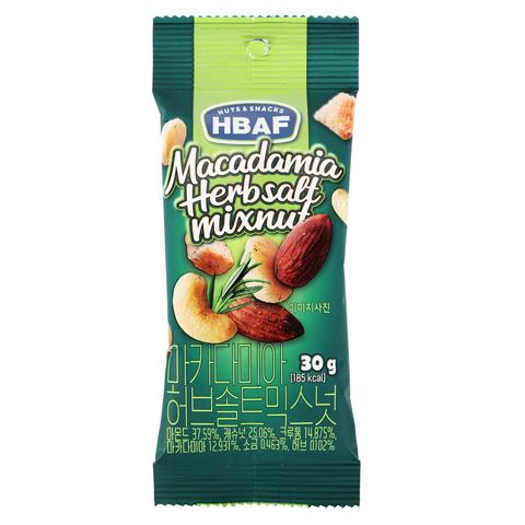 Hbaf Macadamia Herb Salt Mixnut 30g