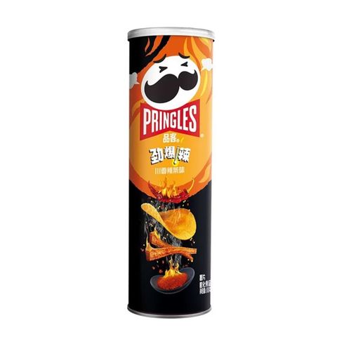 Pringles Potato Crisps Spicy Stripe Flavor 110g [Parallel Import]