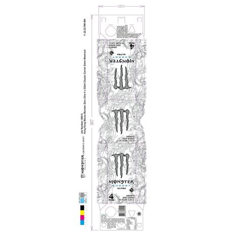 Monster Ultra Energy 4 x 355ml