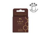 Lelo Hex Respect 安全套 (大碼尺寸 58 mm / 2.28 in) 3個裝 (超薄保險套，崇高感覺與無可挑剔的貼合，內側紋理提升抓持力)