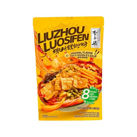 Li Zi Qi Liu Zhou Luosi Rice Instant Noodles 335g (The new and old packaging will be shipped out randomly)