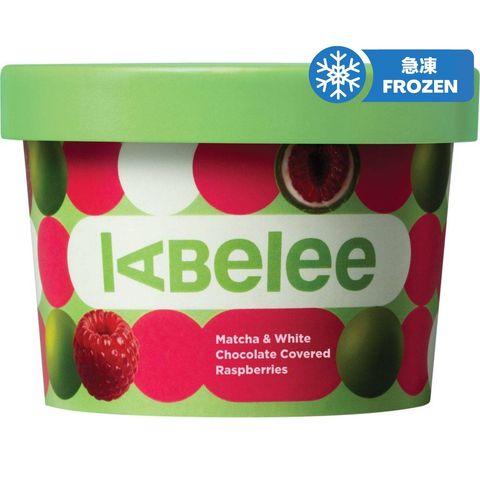 Labelee Matcha & White Chocolate - Covered Raspberries 100g