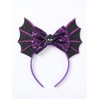 Comfort Home Halloween Bat Wings Headband - Purple 1 Piece