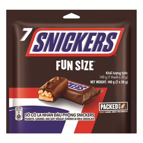 Snickers Peanut Small Fun Size 140g