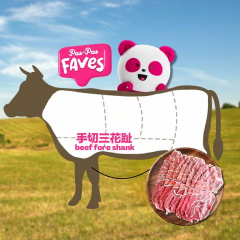 pandamart x Meat Alphabet 安格斯手切三花趾 120克