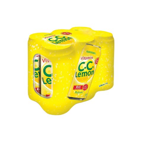Suntory CC Lemon Can 320ml x 6 (The new and old packaging will be shipped out randomly)