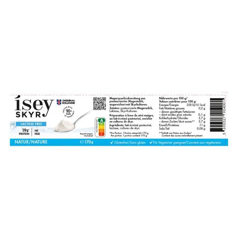 Isey Skyr 原味冰島乳酪 170克