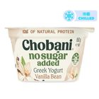 Chobani No Sugar Added Vanilla Greek Yogurt 150g