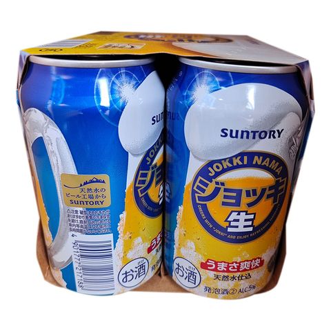 Suntory Jokki Nama Canned Beer 350ml x6[Parallel Import]