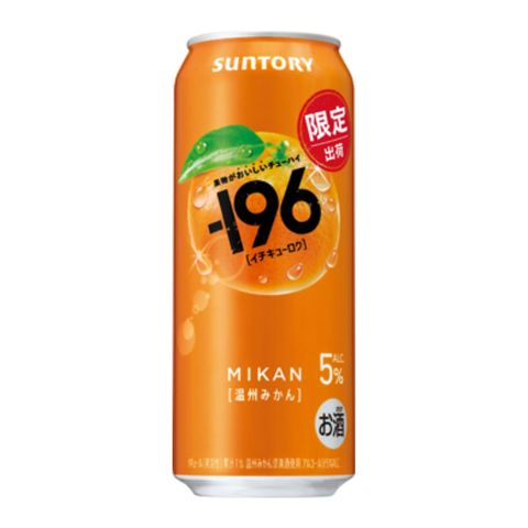 Suntory -196 (Unshu Mikan) Alc. 5% 500ml [Parallel Import]