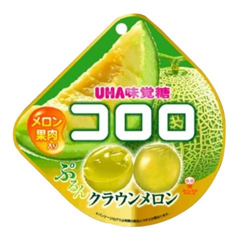 Uha Cororo Fruit Juice Gummy Crown Melon Flavor 40g [Parallel Import]