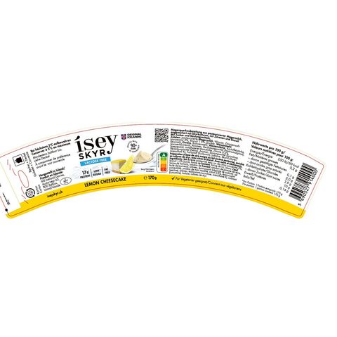Isey Skyr Lemon Cheesecake Skyr (Fat Free / Lactose Free) 170g