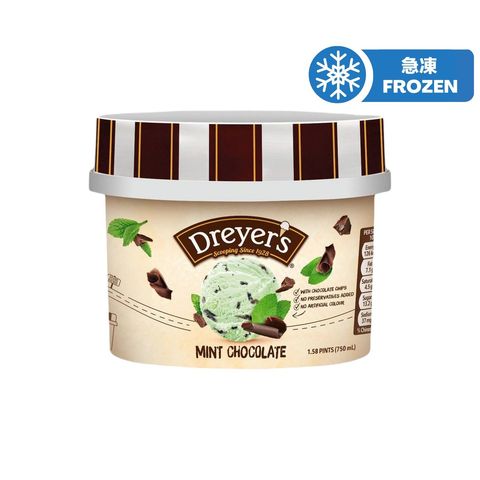 Dreyer's Grand Mint Chocolate 750ml (The new and old packaging will be shipped out randomly)