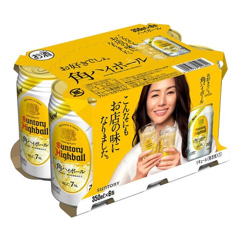 Suntory Kaku Highball Alc. 7% 350ml x6[Parallel Import]
