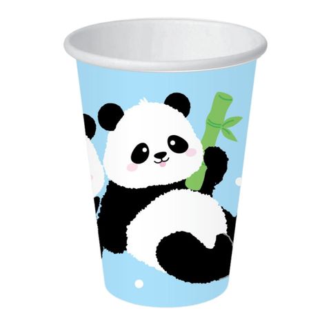 Love Pandas Paper Cups (9oz) 6 Pieces