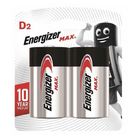 Energizer Max Alkaline D Batteries 2 Pieces