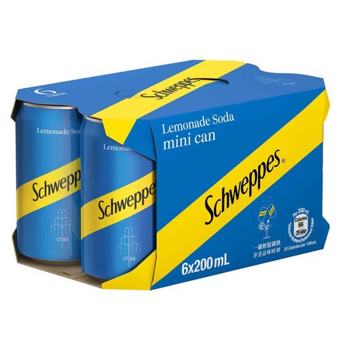Schweppes Lemonade Mini Can 200ml x 6