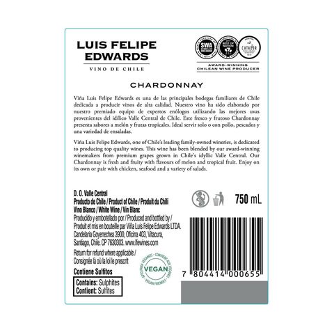 Luis Felipe Edwards Classic Chardonnay 75cl