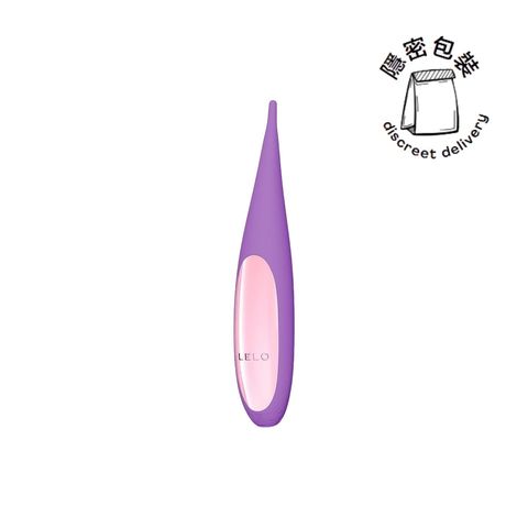 Lelo DOT Travel Soft and Flexible Pointed Tip Vibrator Purple 1 Piece (Ideal for beginners, adjust angles and intensity. Fully waterproof)