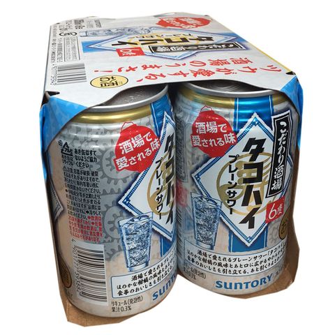 Suntory Kodawari Tako Highball Alc.6% 350ml x6[Parallel Import]