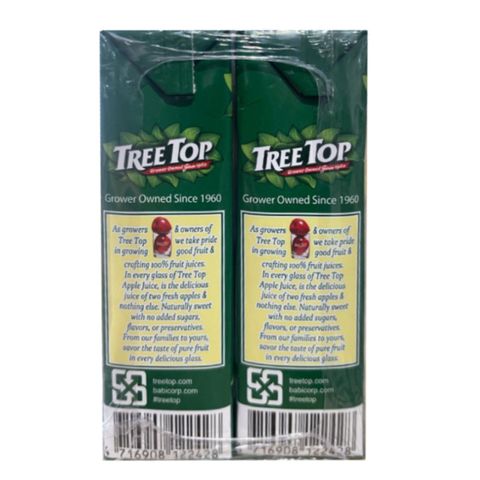 Tree Top 100% Apple Juice 6 x 200ml