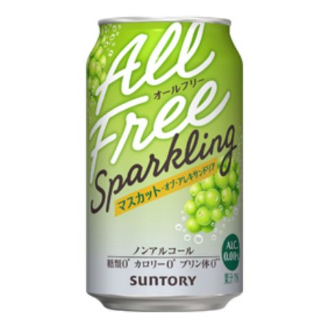 Suntory Soda (Muscat Grape Flavor) Alc. 0% 350ml [Parallel Import]