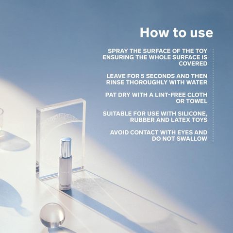 Lelo Toy Cleaning Spray 60ml (A cleaning spray specifically designed for personal toys, effectively removing dirt and bacteria to keep your toys in top condition. Easy to use and safe.)