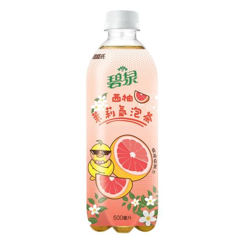 Crystal Spring Sparkling Grapefruit Jasmine Tea Drink 500ml