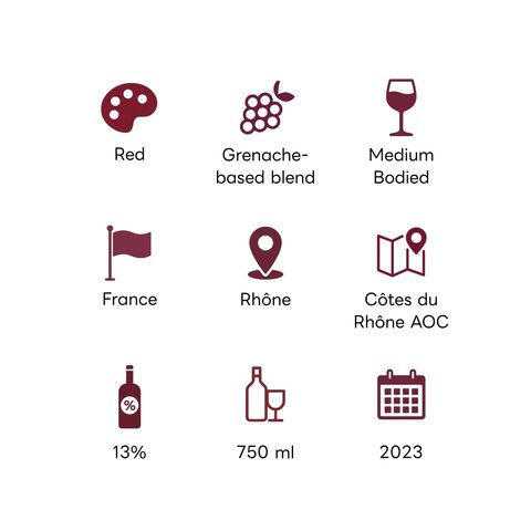 Cuvee Prestigieux Cotes-du-rhone Red 750ml