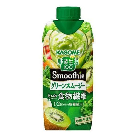 Kagome 野菜生活 100 綠色 Smoothie 汁 330毫升 [平行進口]