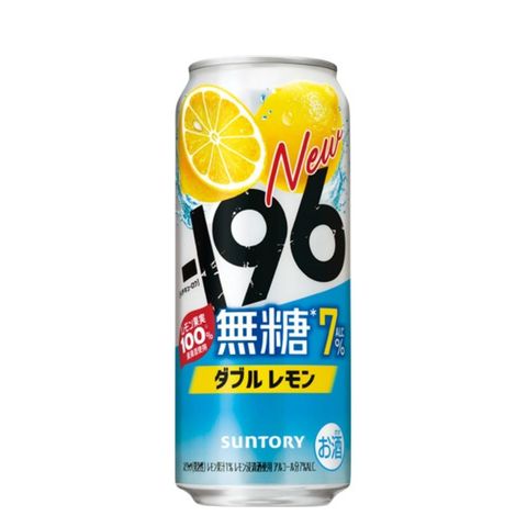 Suntory -196 Sugar-free (Double Lemon) Alc. 7% 500ml [Parallel Import]