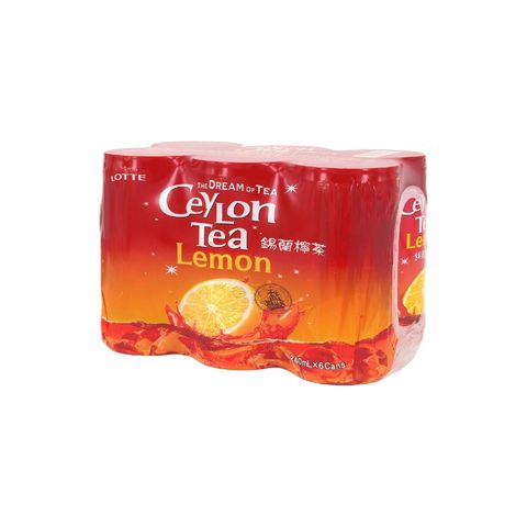 Lotte Ceylon Tea 6 Cans x 240ml