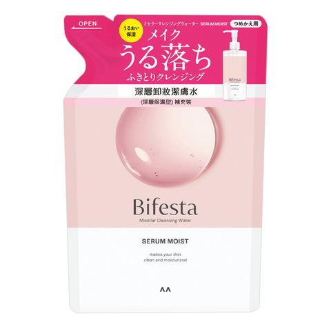 Bifesta Micellar Cleansing Water (Serum Moist) Refill 360ml