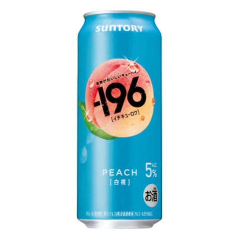 三得利 -196°C 梳打酒 Alcohol 5% (白桃) 500毫升 [平行進口]
